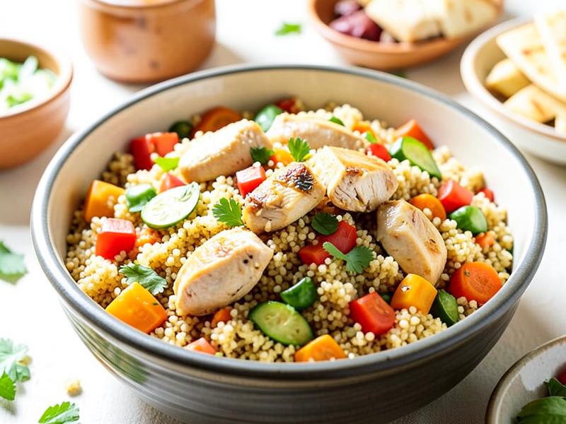 Couscous (Poulet) + Lben
